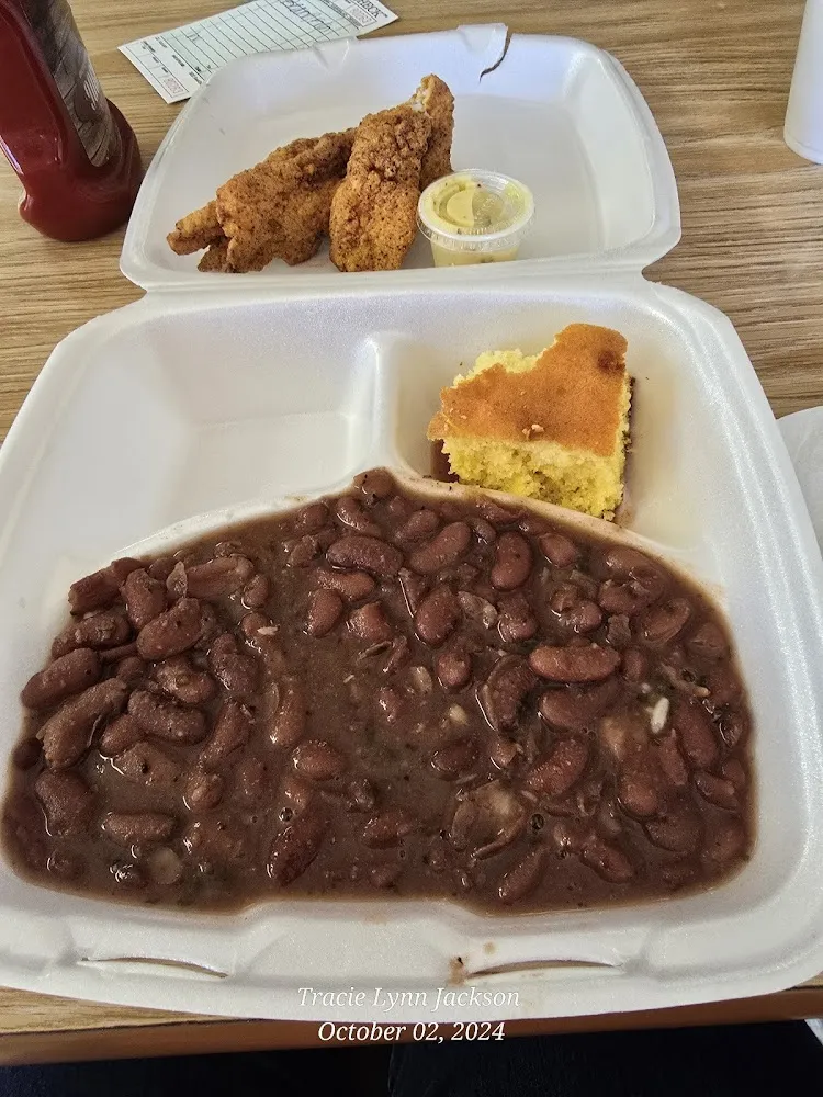 Red Beans and Rice with Fried Catfish